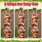 Christmas Door Cover Decorations, Cute Xmas Front Door Highland Cow Banner Covering, Fabric Christmas Door Hanging Banner Decor Indoor Outdoor Xmas Party Supplies Decorations 72.8x35.4 Inch